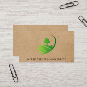 Trees Field of Grass Business Card