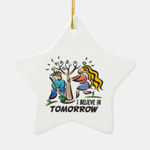 Trees for Tomorrow Ceramic Ornament