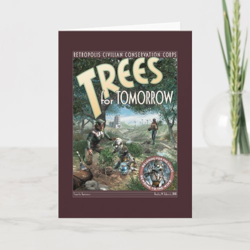Trees for Tomorrow Greeting Card
