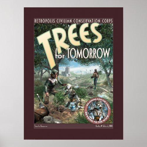Trees for Tomorrow poster (18x24