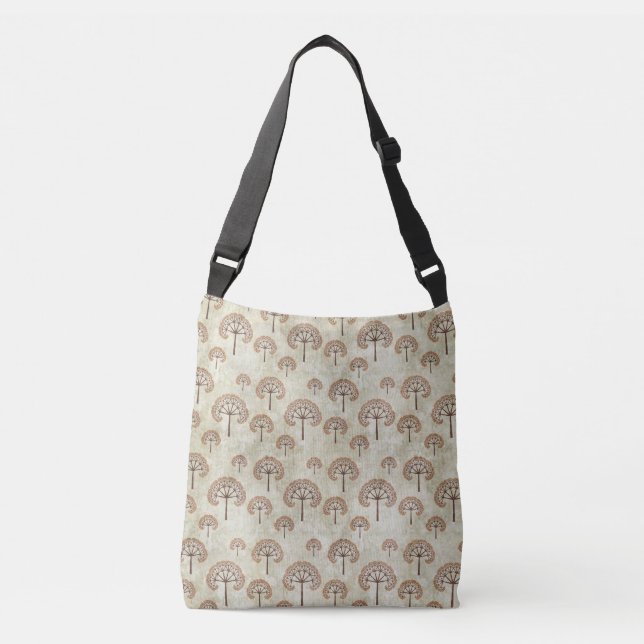 Trees in Autumn Crossbody Bag (Front)