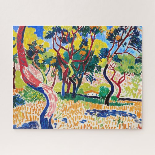 Trees in Collioure  Andre Derain  Jigsaw Puzzle