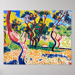 Trees in Collioure Andre Derain Poster