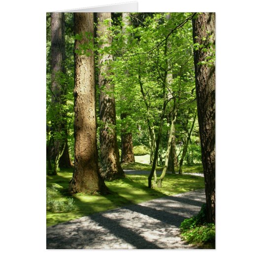 Trees in Nitobe Garden Cards (Front)