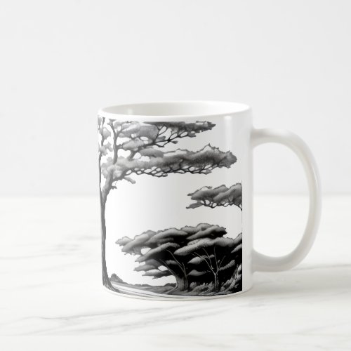 Trees in the Field Coffee Mug