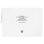 Trees in the Mist Cards (Back Horizontal)