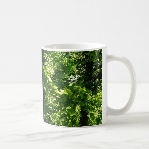 Trees in the Spring Bute Park Cardiff Wales Coffee Mug
