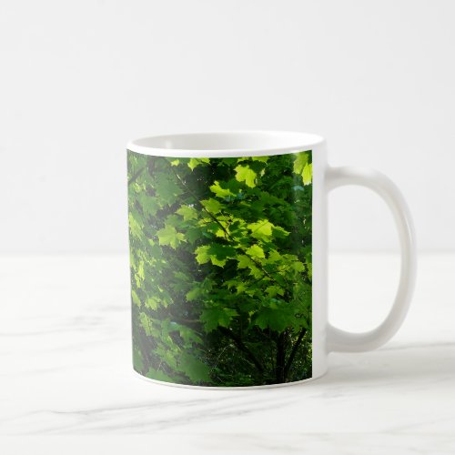 Trees in the Spring Bute Park Cardiff Wales Coffee Mug