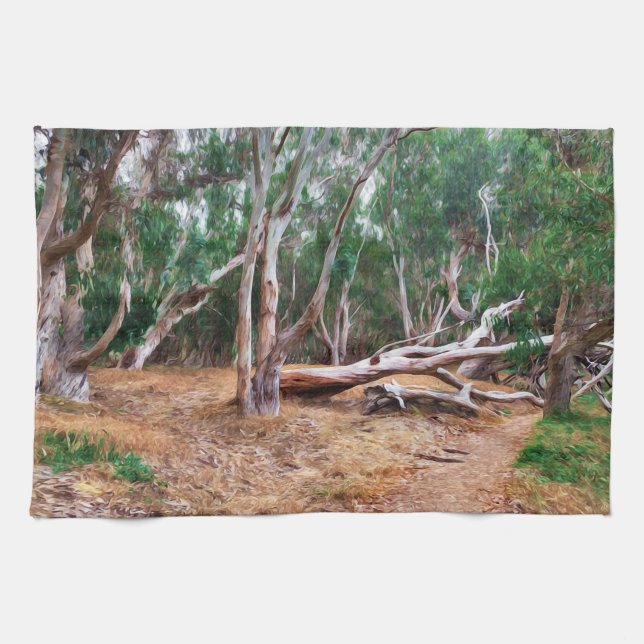 Trees Kitchen Towel (Horizontal)