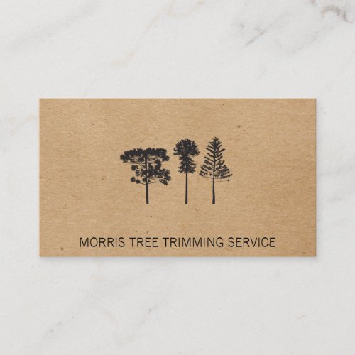 Trees  Landscaping Business Card