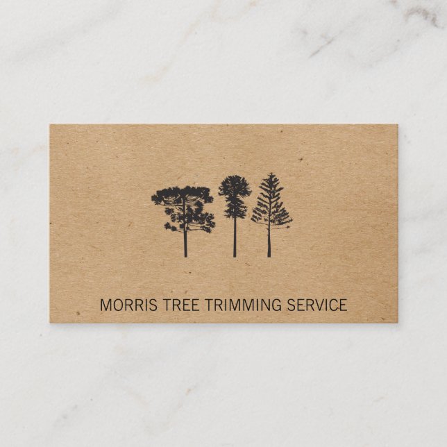 Trees | Landscaping Business Card (Front)