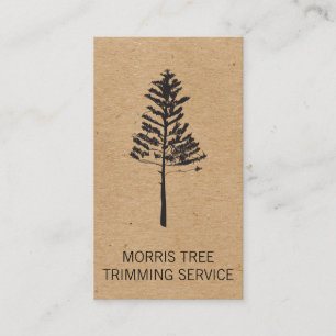 Trees Landscaping Gardener Business Card