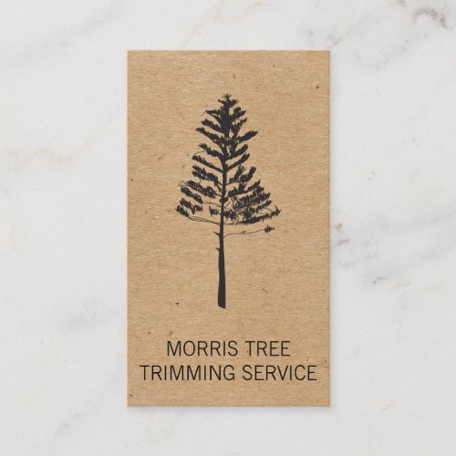 Trees  Landscaping  Gardener Business Card