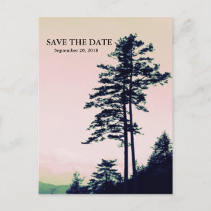 Trees Love l Celebrating Nature Save The Date Announcement Postcard