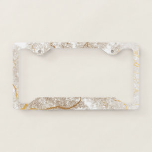 Trees Map 1 License Plate Frame