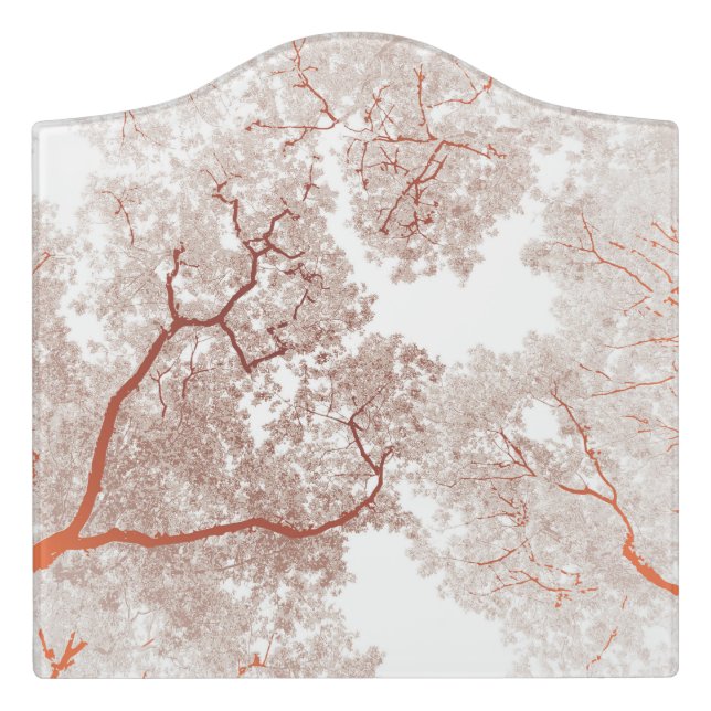 Trees Map 2 Door Sign (Large Crest Front)