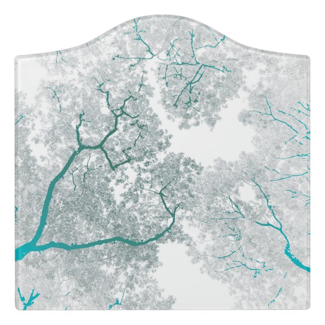 Trees Map 3 Door Sign (Large Crest Front)