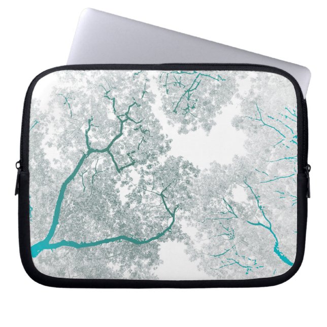 Trees Map 3 Laptop Sleeve (Front)