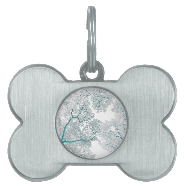 Trees Map 3 Pet ID Tag (Front)