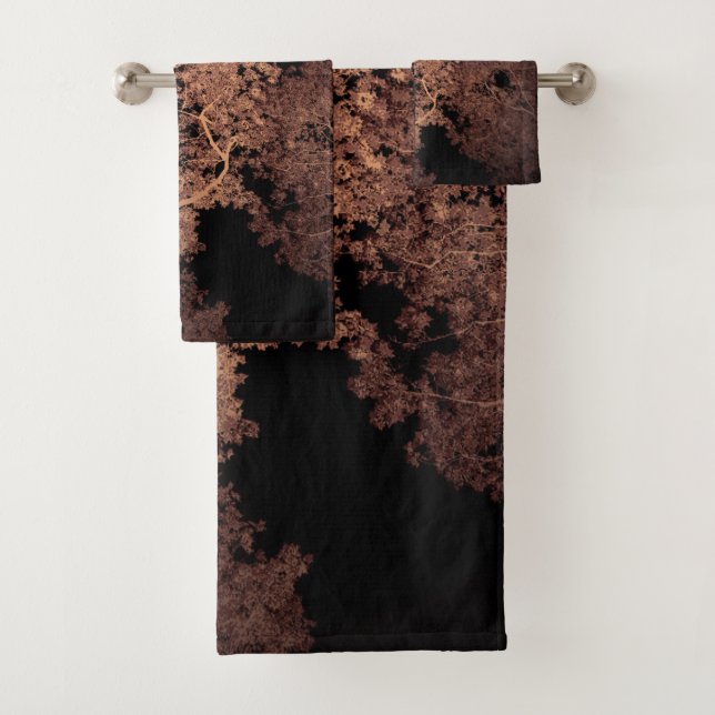 Trees Map 5 Bath Towel Set (Insitu)