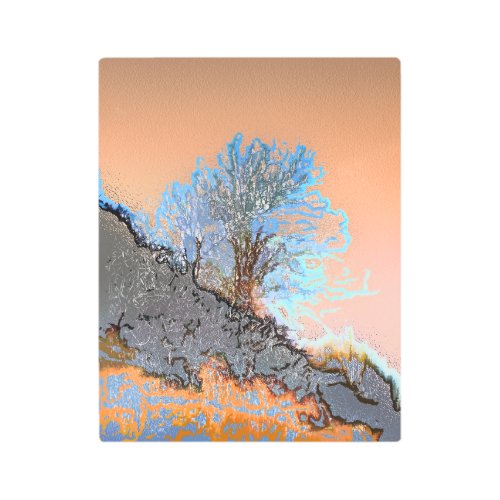 TREES METAL PRINT