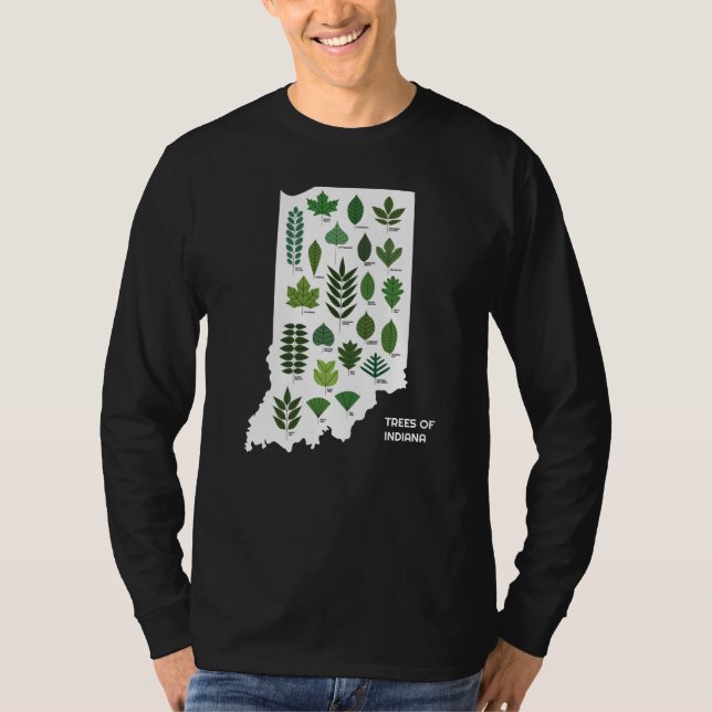 Trees Of Indiana Men's Long-Sleeve Shirt (Front)