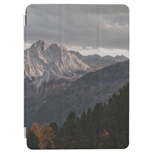 TREES ON MOUNTAINS UNDER GREY SKY iPad AIR COVER