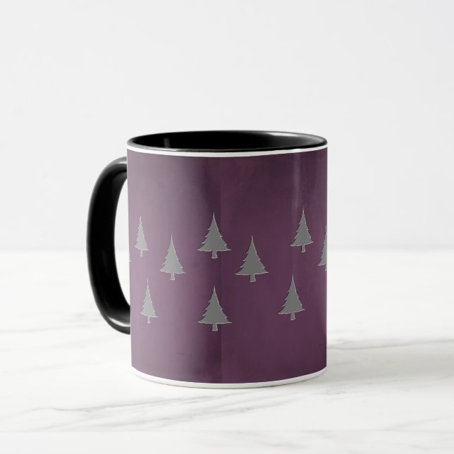 Trees On Purple Combo  Mug (Front Left)