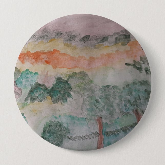 Trees On The Bay Badge Button (Front)