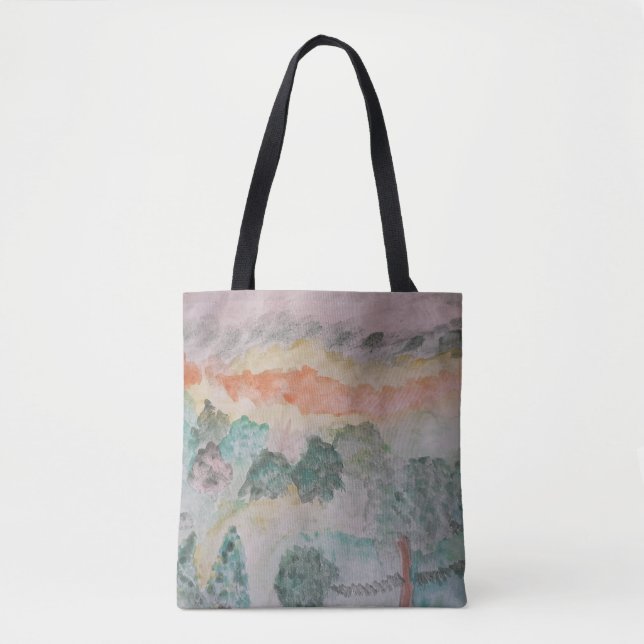 Trees On The Bay Tote Bag (Front)