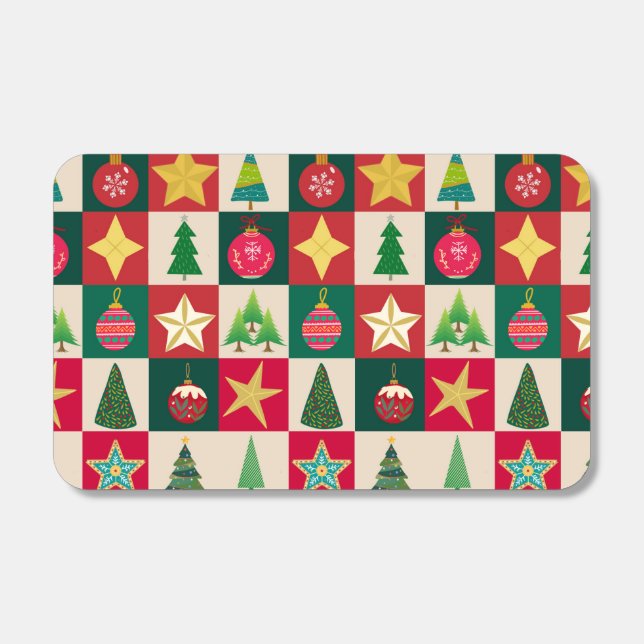 Trees Ornaments and Stars Matchboxes (Front)