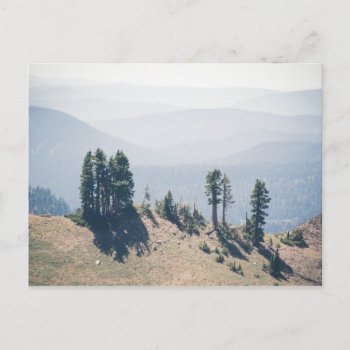 Trees Overlooking Lassen | Postcard by GaeaPhoto at Zazzle