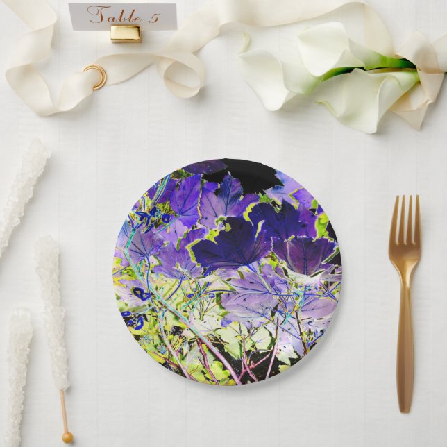 TREES PAPER PLATES (Wedding)