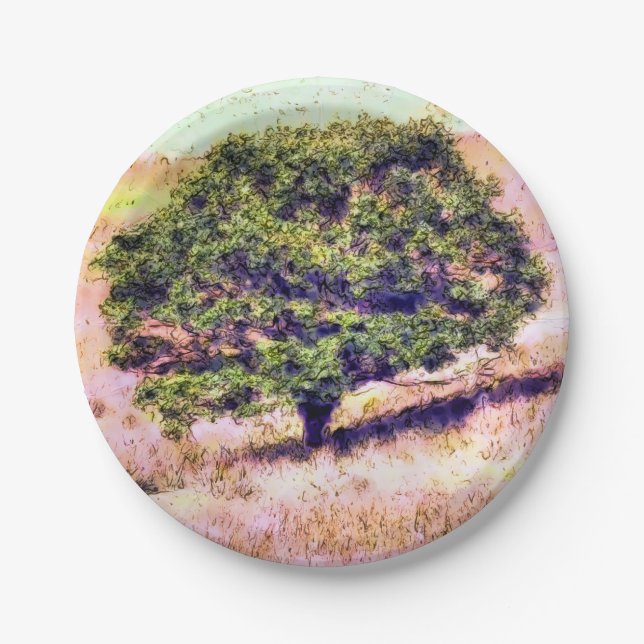 TREES PAPER PLATES (Front)