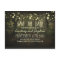 trees path romantic string lights save the date