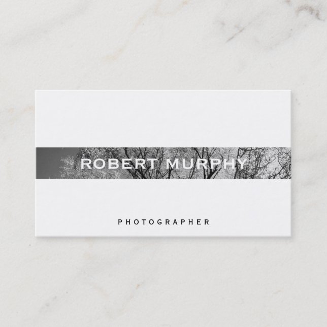 Trees | Photography Business Card (Front)