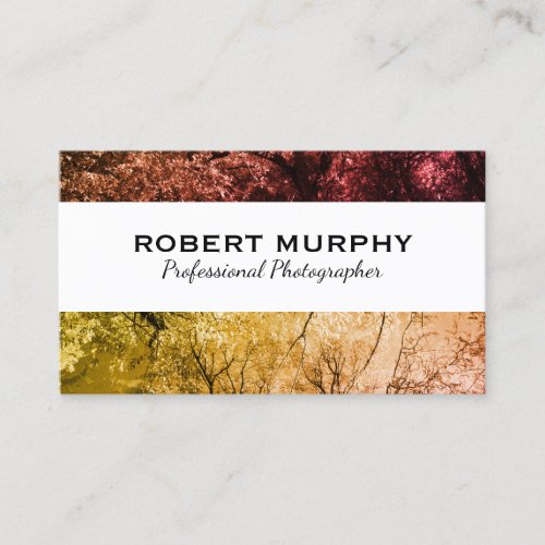 Trees  Photography Variation Business Card