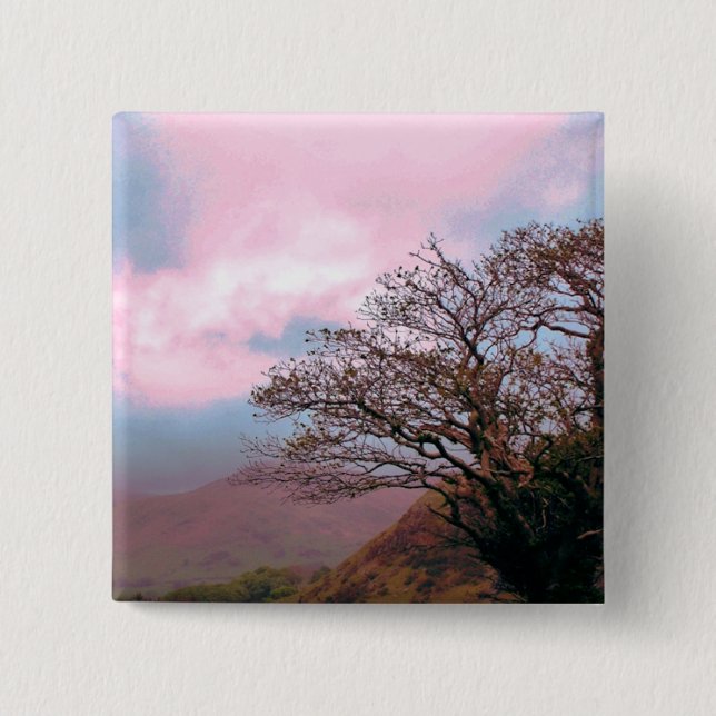 TREES PINBACK BUTTON (Front)