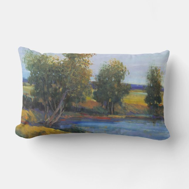 Tree's Reflection II Lumbar Pillow (Front)