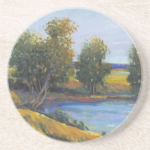 Tree's Reflection II Sandstone Coaster