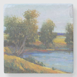 Tree's Reflection II Stone Coaster