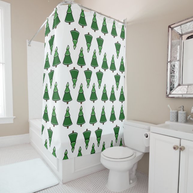 Trees Shower Curtain (In Situ)