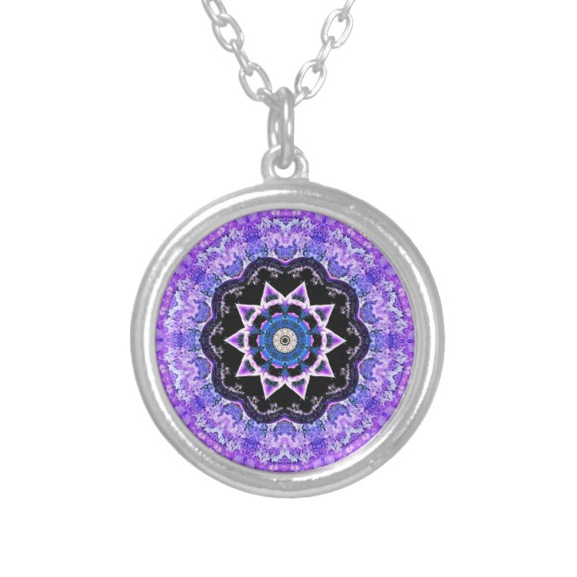 TREES SILVER PLATED NECKLACE (Front)