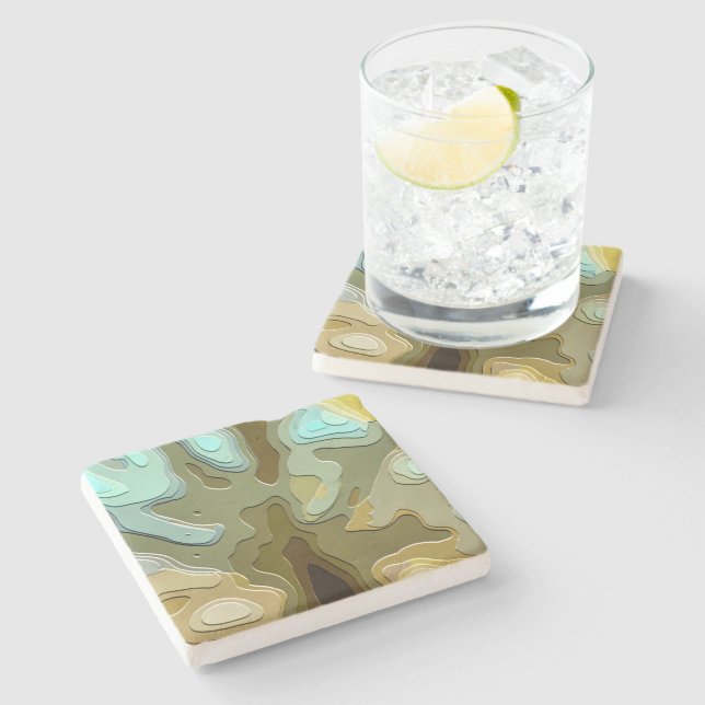 TREES STONE COASTER (Side)