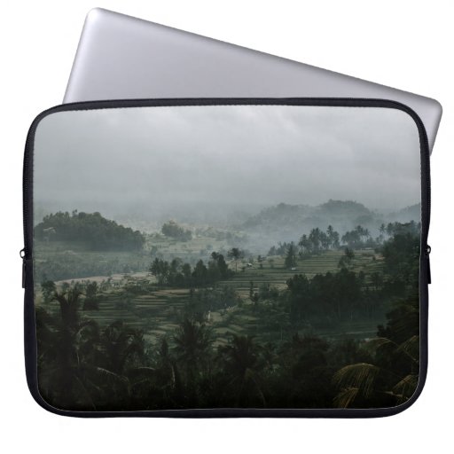 TREES UNDER CLOUDY SKY AT DAYTIME LAPTOP SLEEVE