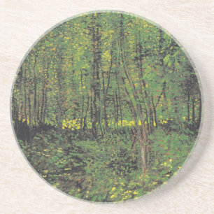 Trees & Undergrowth by Van Gogh Coaster