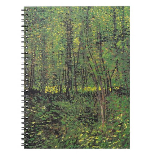 Trees  Undergrowth by Van Gogh Notebook