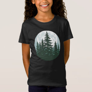 Trees Wildlife Nature Forest Silhouette T-Shirt