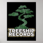 Treeship Records Poster at Zazzle