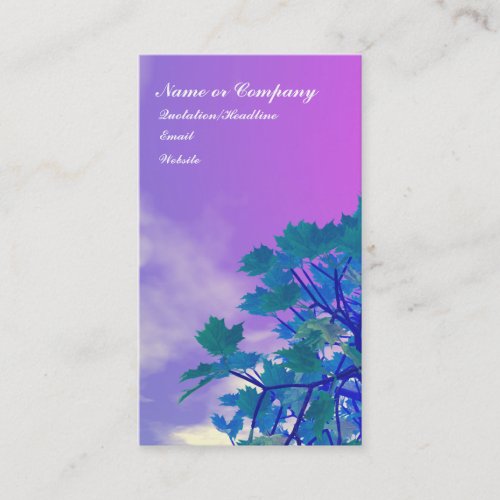 Treetop - Business Business Card Template